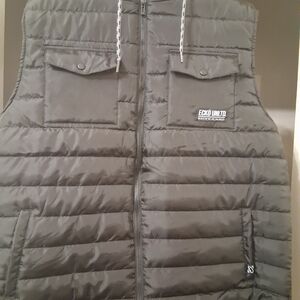 Ecko Unlimited Black Quilted Vest